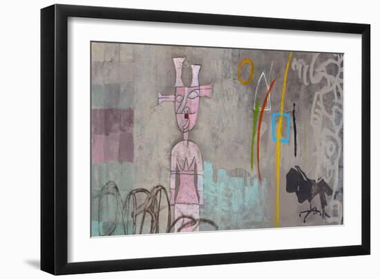 Particular Pink-Clayton Rabo-Framed Giclee Print