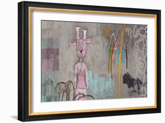 Particular Pink-Clayton Rabo-Framed Giclee Print