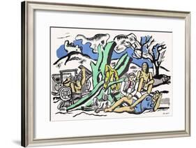 Partie De Campagne-Fernand Leger-Framed Premium Edition