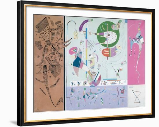 Parties diverses-Wassily Kandinsky-Framed Giclee Print