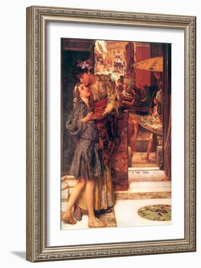 Parting Kiss-Sir Lawrence Alma-Tadema-Framed Art Print