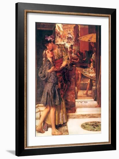 Parting Kiss-Sir Lawrence Alma-Tadema-Framed Art Print