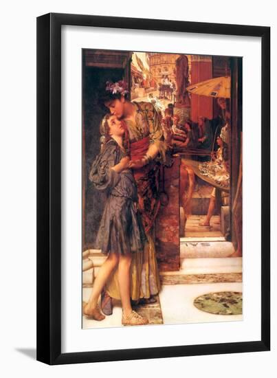 Parting Kiss-Sir Lawrence Alma-Tadema-Framed Art Print