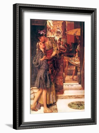 Parting Kiss-Sir Lawrence Alma-Tadema-Framed Art Print