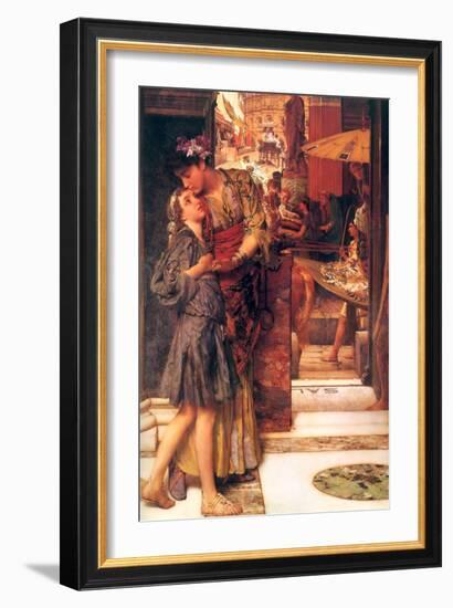 Parting Kiss-Sir Lawrence Alma-Tadema-Framed Art Print