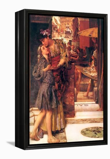 Parting Kiss-Sir Lawrence Alma-Tadema-Framed Stretched Canvas