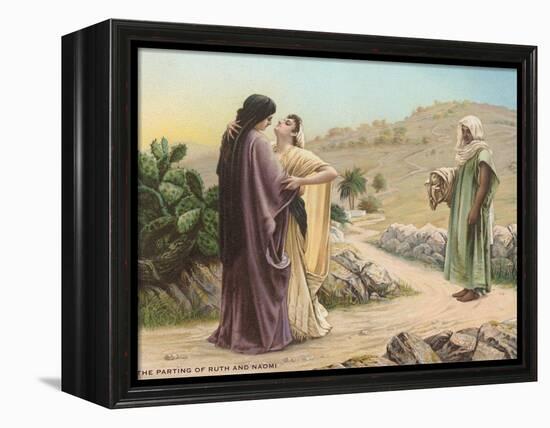 Parting of Ruth and Naomi-null-Framed Stretched Canvas