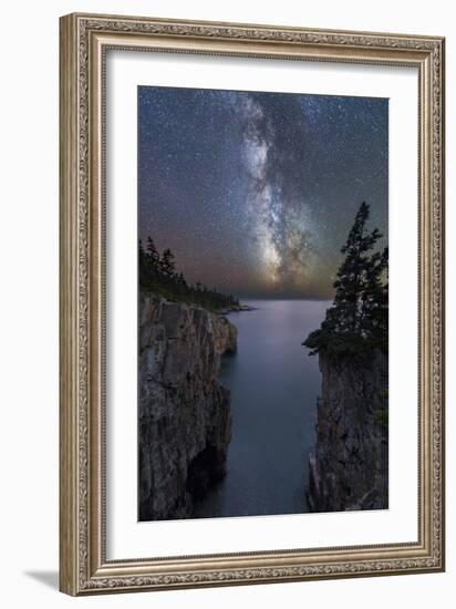 Parting of the Cliffs-Michael Blanchette Photography-Framed Photographic Print