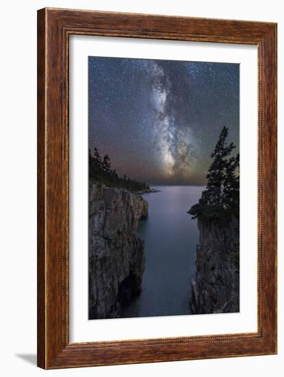 Parting of the Cliffs-Michael Blanchette Photography-Framed Photographic Print