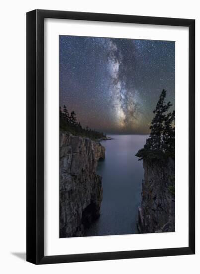 Parting of the Cliffs-Michael Blanchette Photography-Framed Photographic Print