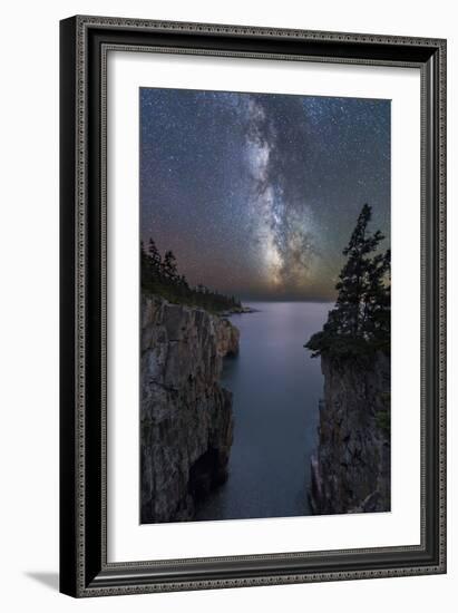 Parting of the Cliffs-Michael Blanchette Photography-Framed Photographic Print