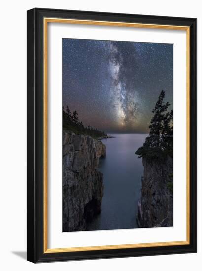 Parting of the Cliffs-Michael Blanchette Photography-Framed Photographic Print