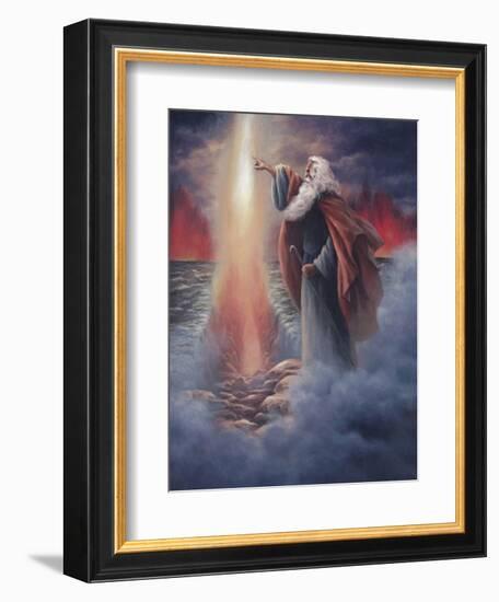 Parting the Waters-Unknown Chiu-Framed Art Print