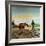 Partners-Charles Marion Russell-Framed Art Print