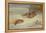 Partridge and a Goldfinch in a Winter landscape watercolor-Archibald Thorburn-Framed Premier Image Canvas