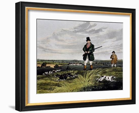 Partridge Hunting, 1835-Henry Alken-Framed Giclee Print