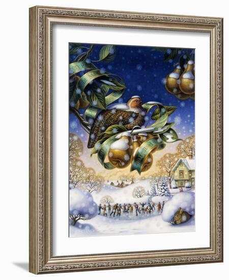 Partridge in a Pear Tree-Dan Craig-Framed Giclee Print