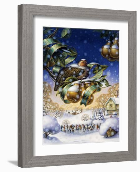 Partridge in a Pear Tree-Dan Craig-Framed Giclee Print