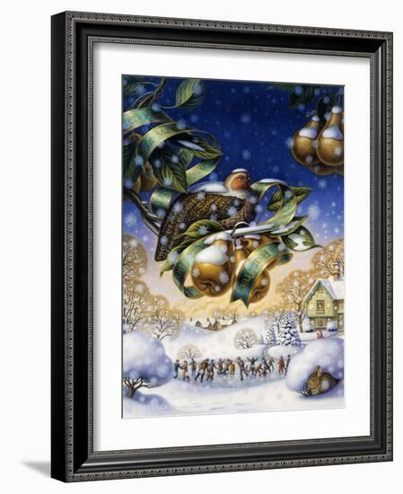 Partridge in a Pear Tree-Dan Craig-Framed Giclee Print