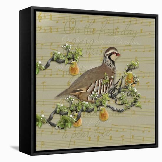 Partridge in a Pear Tree-Leslie Wing-Framed Premier Image Canvas