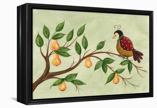 Partridge in a Pear Tree-Beverly Johnston-Framed Premier Image Canvas