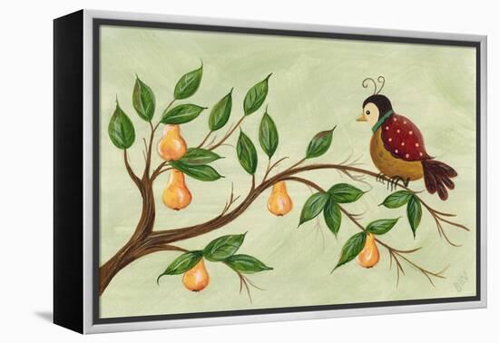 Partridge in a Pear Tree-Beverly Johnston-Framed Premier Image Canvas