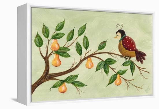 Partridge in a Pear Tree-Beverly Johnston-Framed Premier Image Canvas