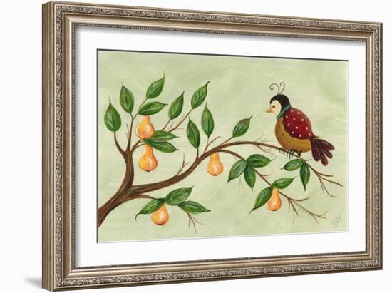 Partridge in a Pear Tree-Beverly Johnston-Framed Giclee Print