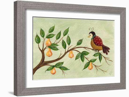 Partridge in a Pear Tree-Beverly Johnston-Framed Giclee Print