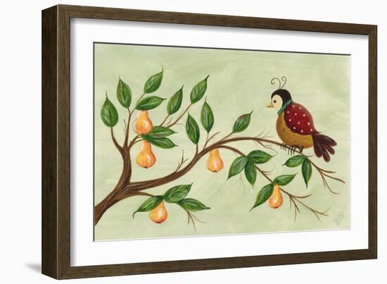 Partridge in a Pear Tree-Beverly Johnston-Framed Giclee Print