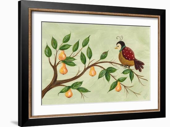 Partridge in a Pear Tree-Beverly Johnston-Framed Giclee Print