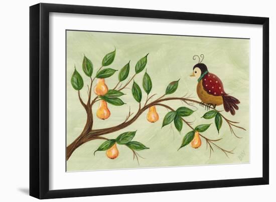 Partridge in a Pear Tree-Beverly Johnston-Framed Giclee Print