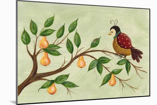 Partridge in a Pear Tree-Beverly Johnston-Mounted Giclee Print