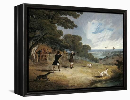 Partridge Shooting at Six Mile Bottom, 1833-John Frederick Herring I-Framed Premier Image Canvas