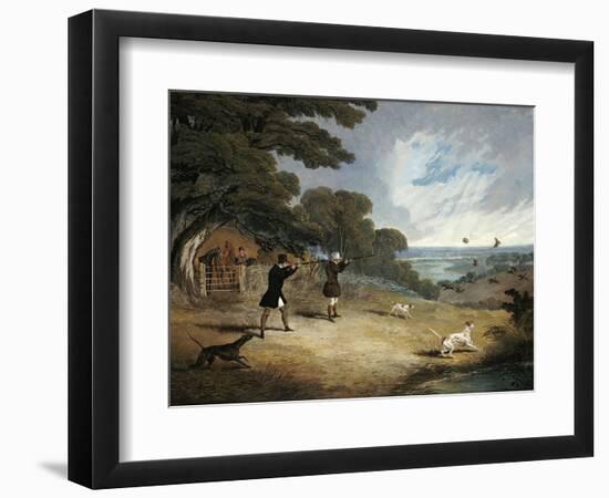 Partridge Shooting at Six Mile Bottom, 1833-John Frederick Herring I-Framed Giclee Print