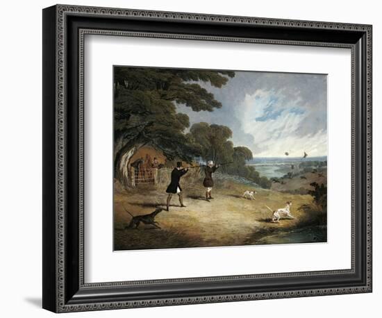 Partridge Shooting at Six Mile Bottom, 1833-John Frederick Herring I-Framed Giclee Print