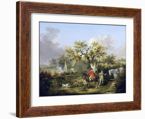 Partridge Shooting-George Morland-Framed Giclee Print