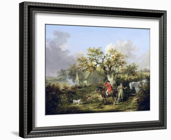 Partridge Shooting-George Morland-Framed Giclee Print