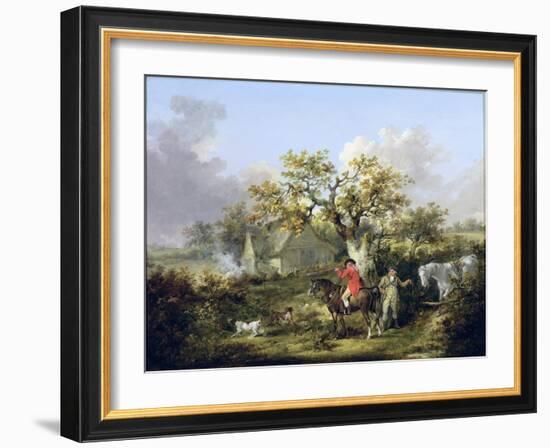 Partridge Shooting-George Morland-Framed Giclee Print