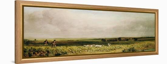 Partridge Shooting-Peter De Wint-Framed Premier Image Canvas