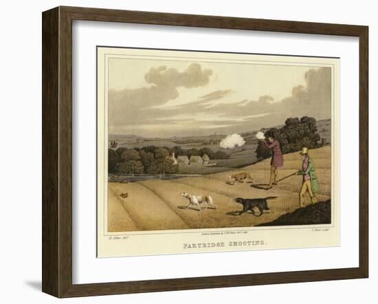 Partridge Shooting-Henry Thomas Alken-Framed Giclee Print