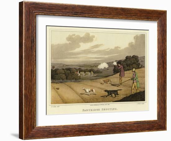 Partridge Shooting-Henry Thomas Alken-Framed Giclee Print