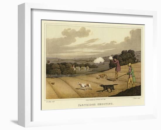 Partridge Shooting-Henry Thomas Alken-Framed Giclee Print