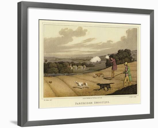 Partridge Shooting-Henry Thomas Alken-Framed Giclee Print