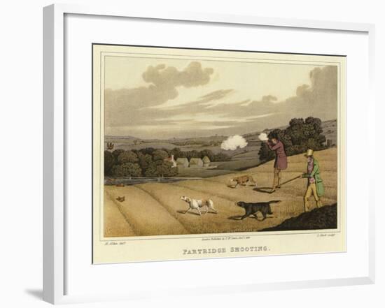 Partridge Shooting-Henry Thomas Alken-Framed Giclee Print