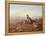 Partridges Amongst Stubble, 1900 watercolor-Archibald Thorburn-Framed Premier Image Canvas