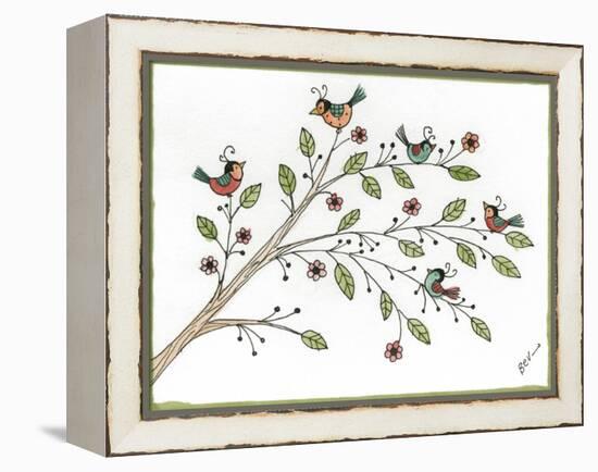 Partridges-Beverly Johnston-Framed Premier Image Canvas