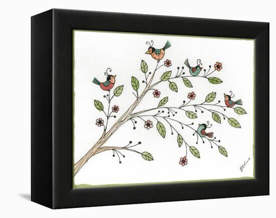 Partridges-Beverly Johnston-Framed Premier Image Canvas