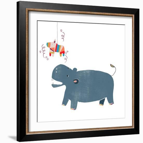 Party Animals II-June Vess-Framed Art Print