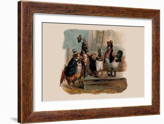 Party Animals-null-Framed Art Print